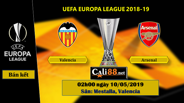 Soi kèo Valencia vs Arsenal, 2h00 ngày 10/5: Europa League 18/19