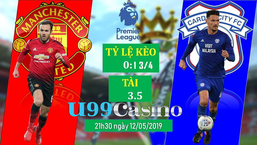 Soi kèo Man Utd vs Cardiff, 21h00 ngày 12/5: Premier League 18/19