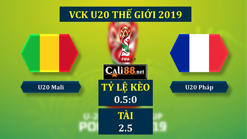 Soi kèo U20 Mali vs U20 Pháp, 23h00 ngày 31/5: VCK U20 World Cup