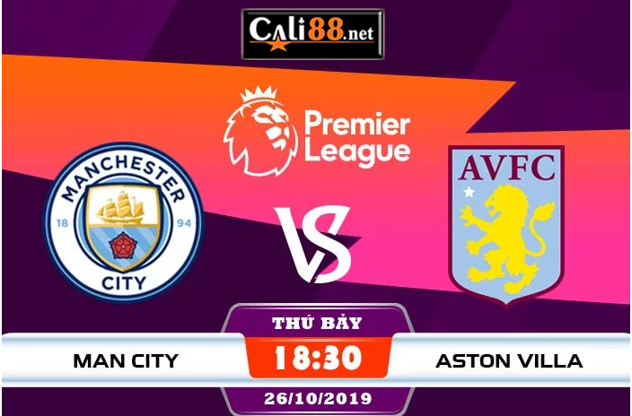 Soi kèo Man City vs Aston Villa, 18h30 ngày 26/10 – Premier League