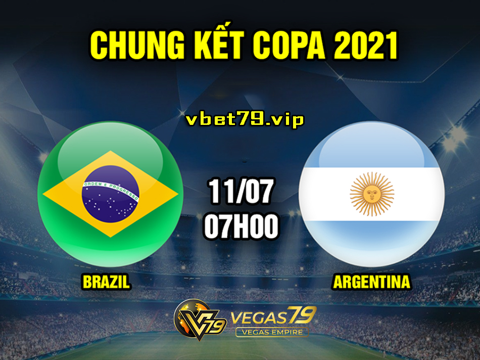 Soi kèo Brazil vs Argentina, 7h00 ngày 11/7 – Copa America